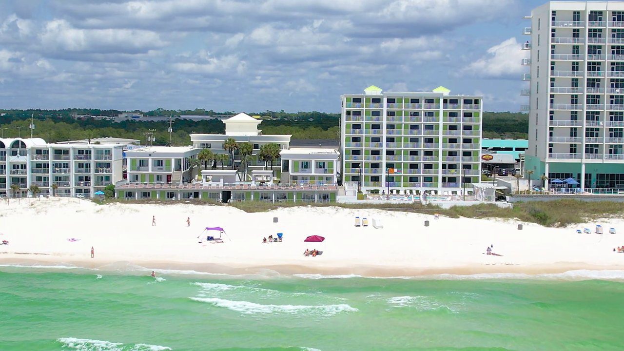 Flamingo Hotel and Tower beachfront hotels along 30a